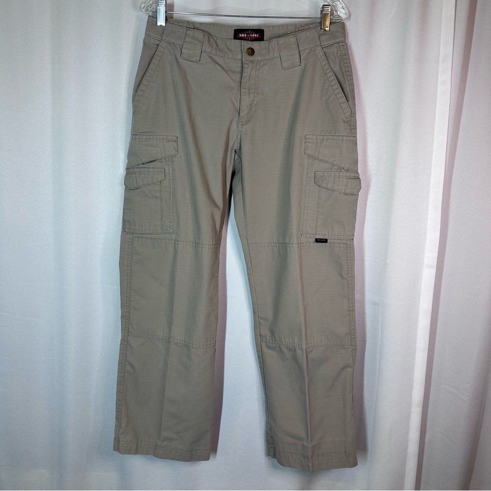 Tru Spec Tactical Pant Sz 8 Tan‎ Khaki Performance Outdoors Hunting Utility READ